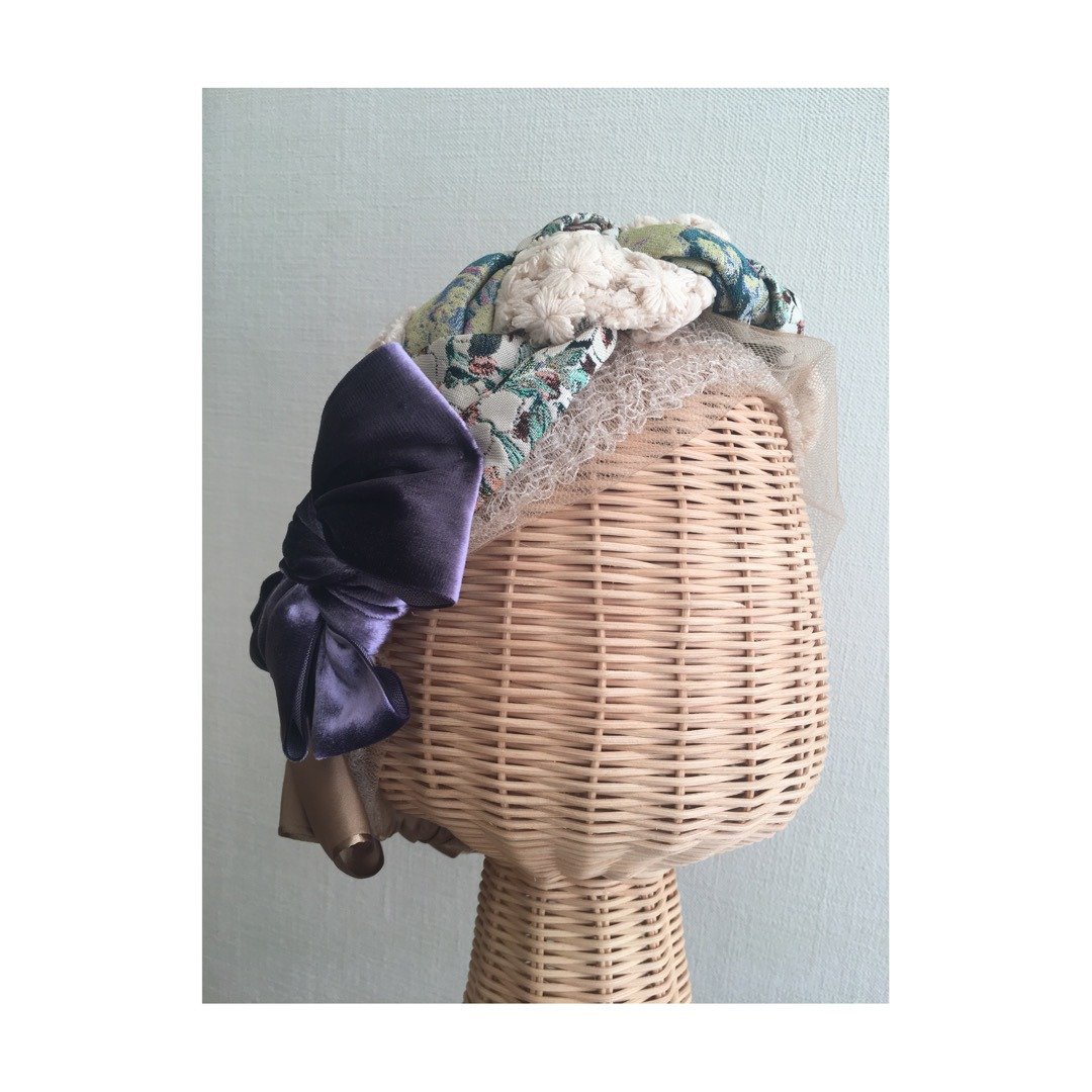 Braid Ribbon/Beige - 发饰 - 聚酯纤维 卡其色