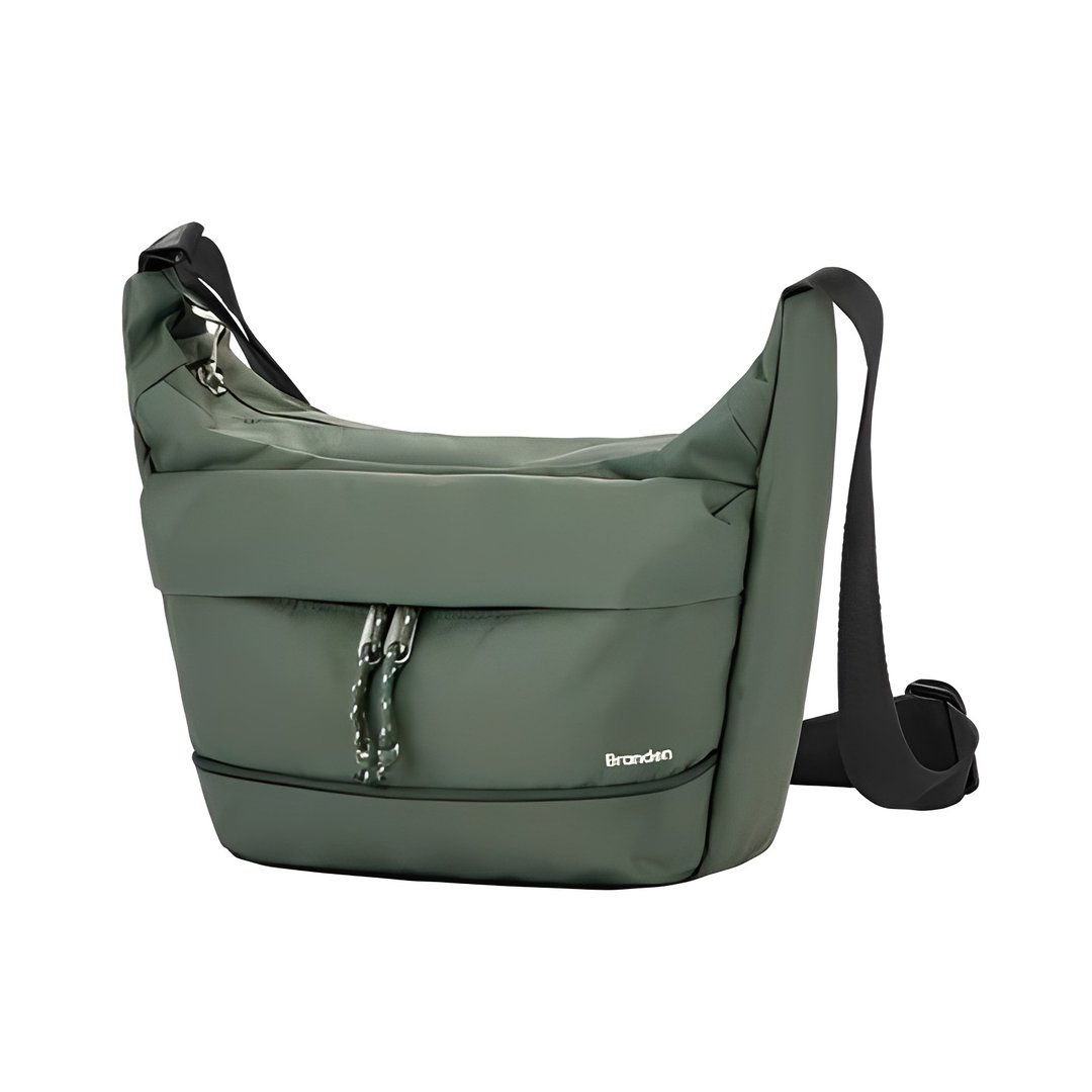 Branden 防盗旅行斜背袋│ Safe Cross Body Bag-绿色-S SIZE - 侧背包/斜挎包 - 防水材质 