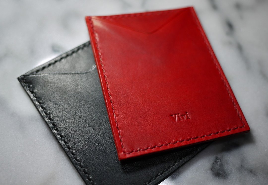一日双卡皮夹Leather cardcase - 其他 - 真皮 黑色