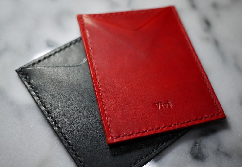 一日双卡皮夹Leather cardcase - 其他 - 真皮 黑色