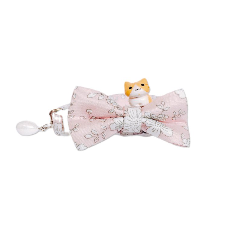 MaoFenBiBi 清新花系列 - 粉色 - 手工项圈 & 手做项圈 - 项圈/牵绳 - 棉．麻 