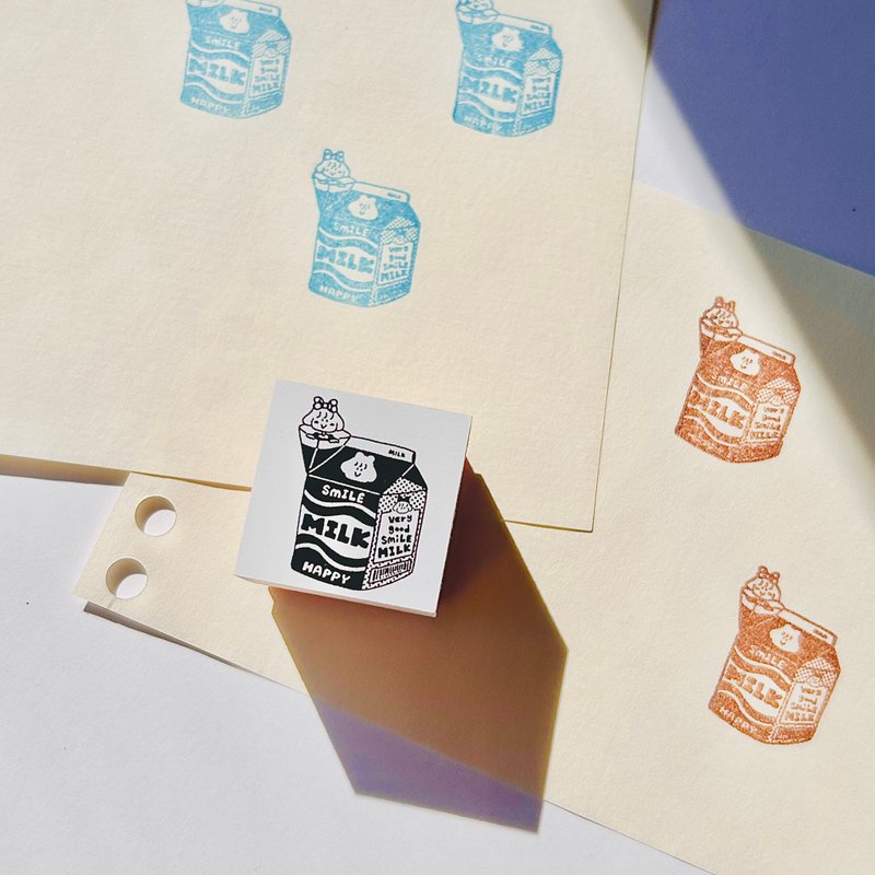 印章 牛奶盒 - 印章/印台 - 橡胶 