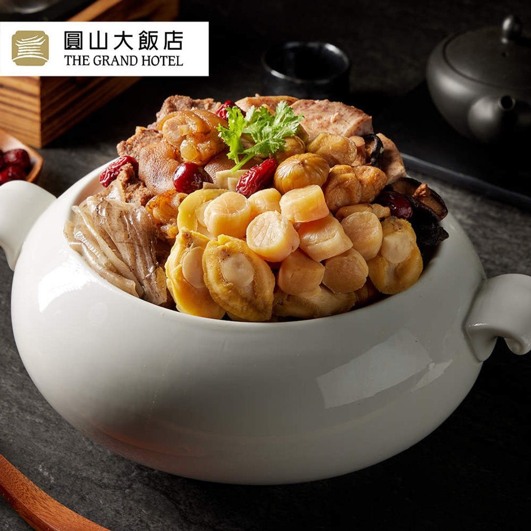 【圆山大饭店】御馔珍品佛跳墙(2940g)+秘制绍兴焖方肉(825g) - 料理包 - 其他材质 