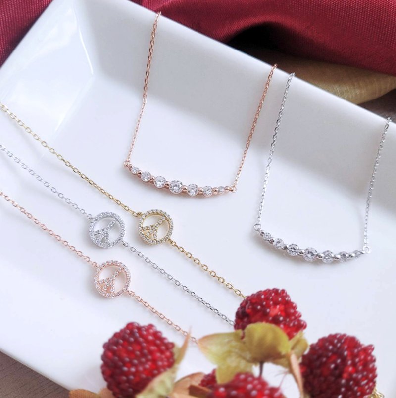 【福袋】闪亮迎新。925银项链+手链组。限量7折福袋组 - 项链 - 纯银 银色