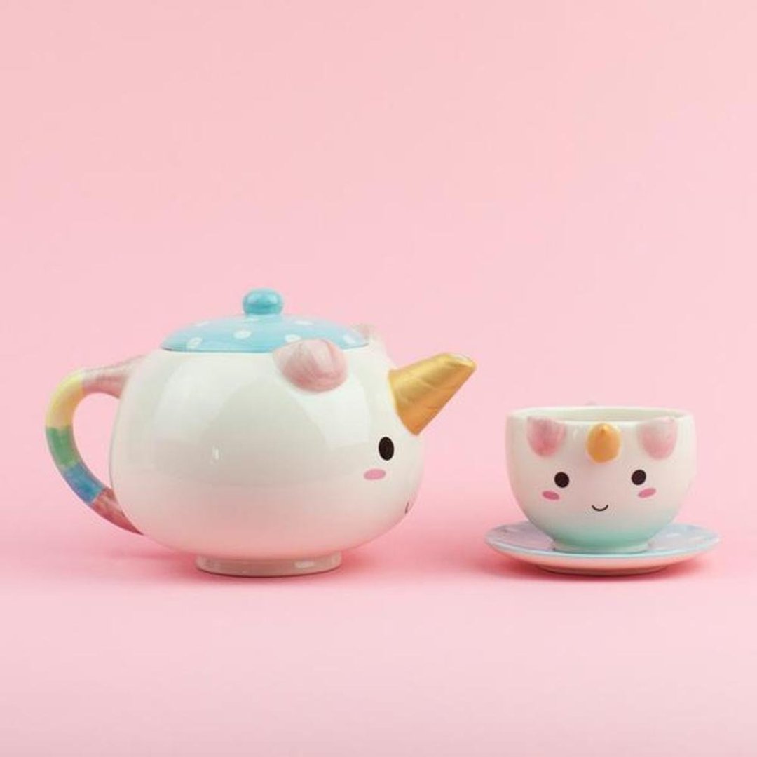 Elodie 独角兽茶具组 - 茶具/茶杯 - 陶 多色