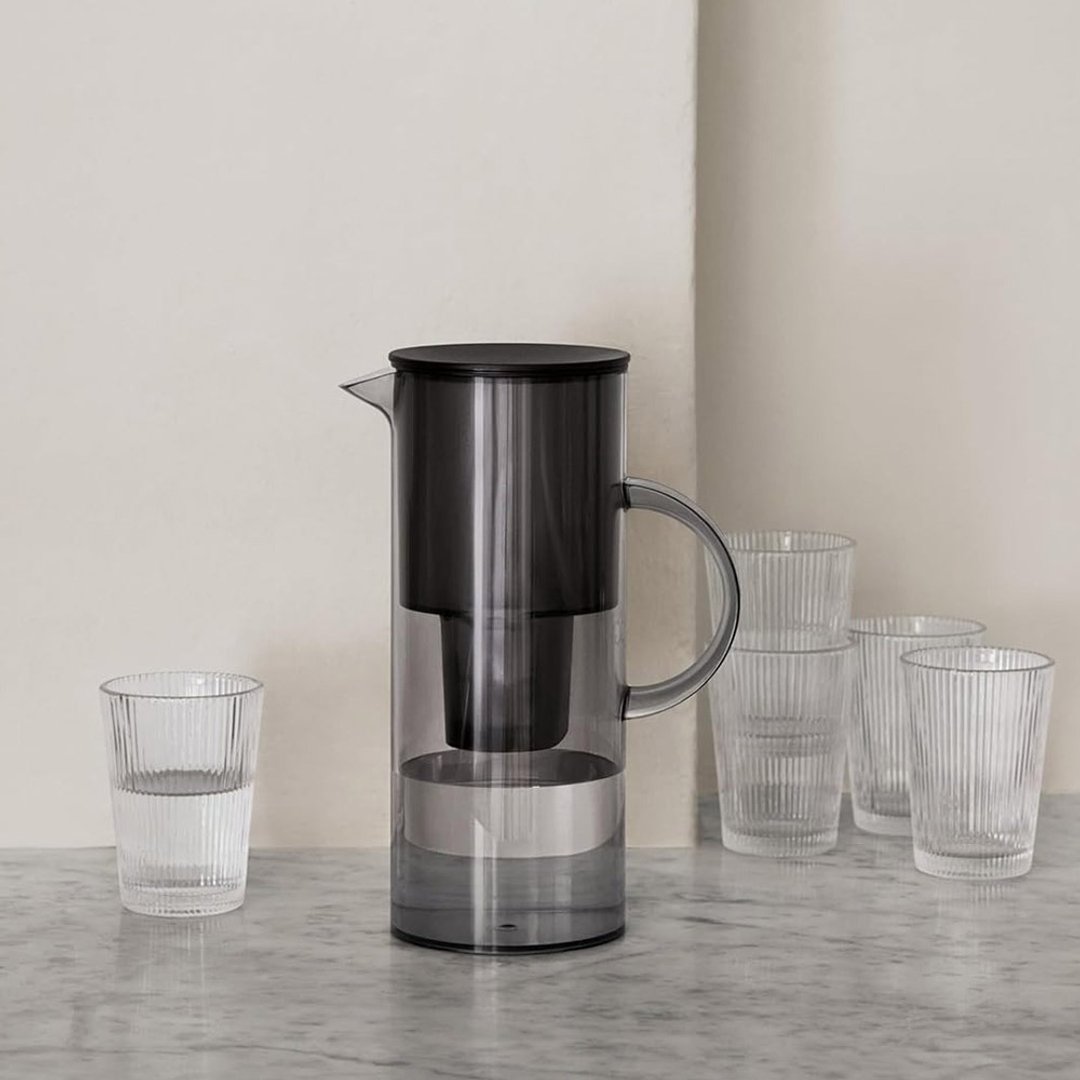 丹麦 Stelton 啄木鸟滤水壶 - 黑 - 水瓶/水壶 - 塑料 黑色