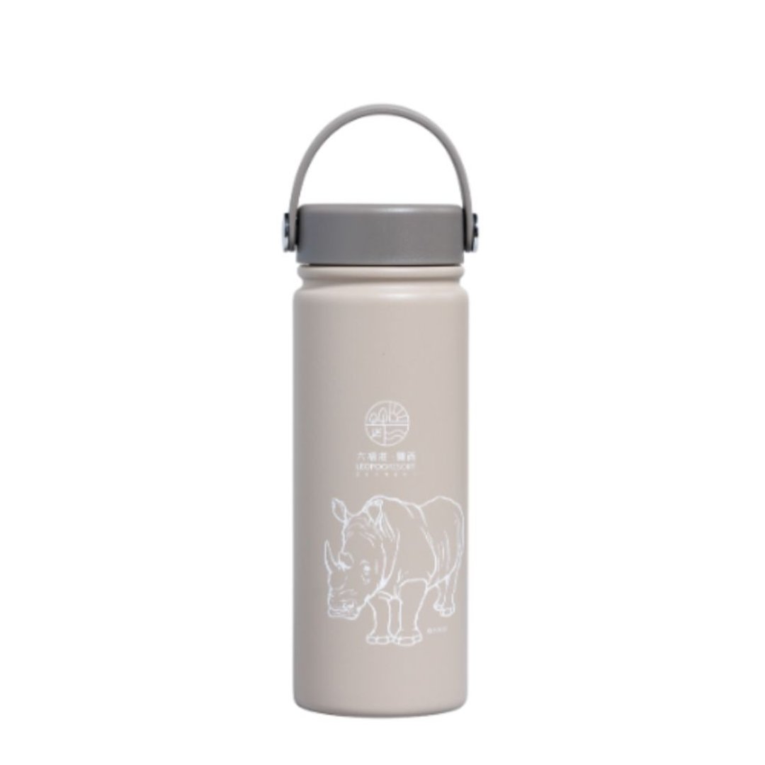 六福村 x 六福庄  犀牛保温杯 304 陶瓷涂层 550ml 官方直营 保温杯 - 保温瓶/保温杯 - 其他材质 