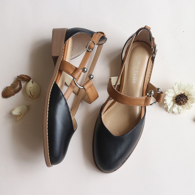 【茧藏之诗】素面镂空鞋-黑色 - 其他女款皮鞋 - 真皮 黑色