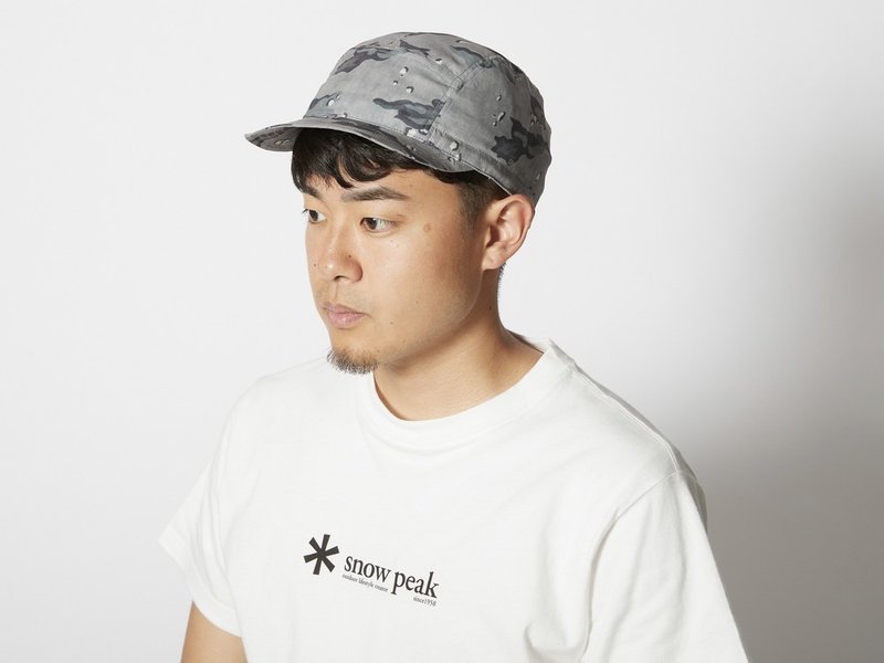 印花透气快干 棒球帽 灰色 - 帽子 - 聚酯纤维 灰色