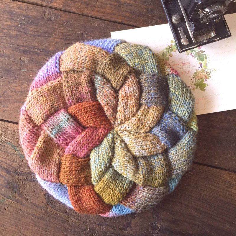 伤愈深愈美丽贝蕾帽/毛线帽/毛帽/保暖        大山色系 - 帽子 - 其他材质 多色