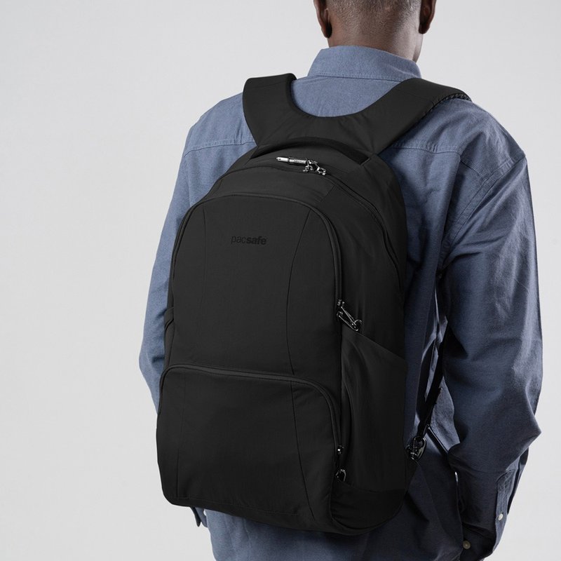 Pacsafe Metrosafe LS450 防盗包 都市后背包 25L 黑 - 后背包/双肩包 - 环保材料 黑色