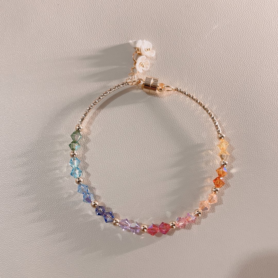 SWAROVSKI 渐变夏之雾手链 - 手链/手环 - 水晶 多色
