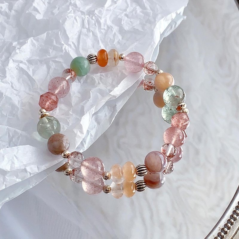 朵拉之恋/  S925银天然水晶能量手链/ 定制礼物 - 手链/手环 - 水晶 