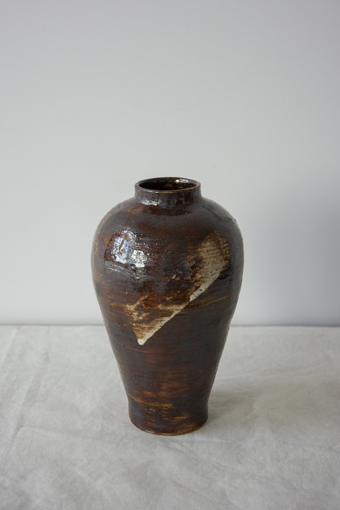 黑化妆花器 陶器 - 花瓶/陶器 - 陶 