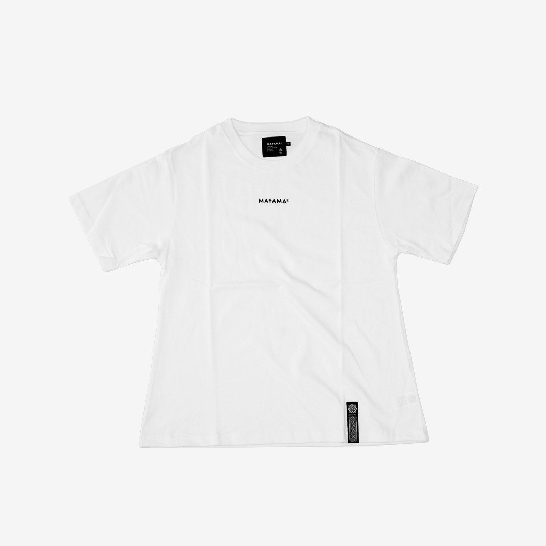 MATAMA 21 S/S  4 C-L-R-M LOGO 短TEE - 男装上衣/T 恤 - 棉 白色