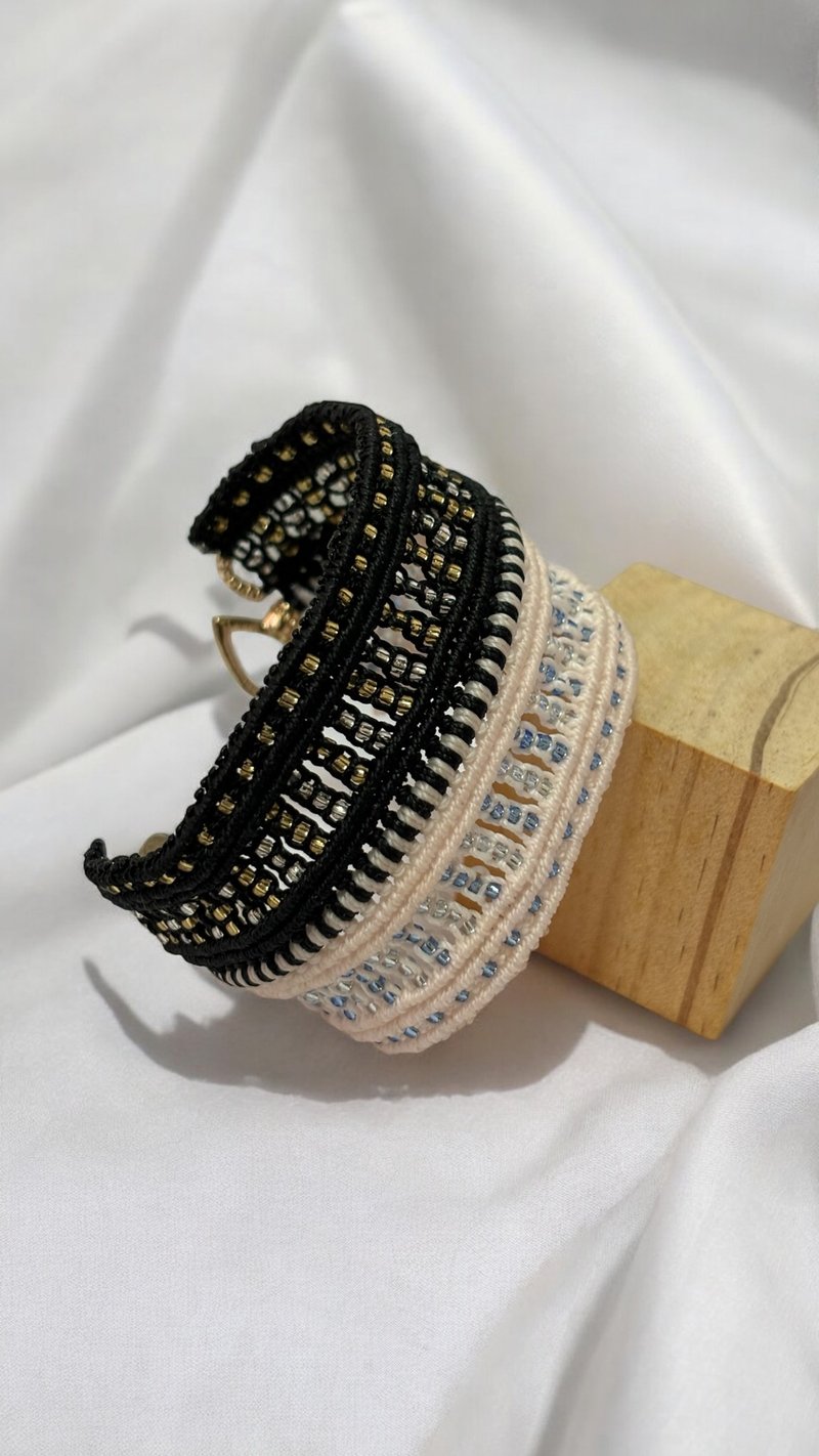 【欢迎订造】Macrame | 手鈪 | 手镯 | 选 择 你 的 颜 色 - 手链/手环 - 其他材质 粉红色