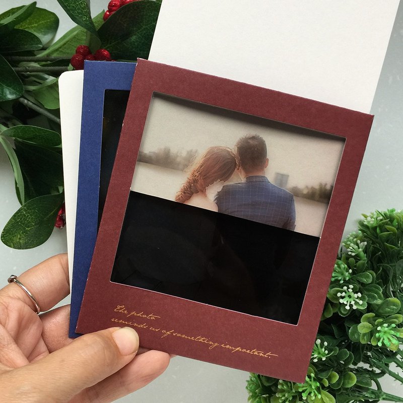 手作定制款烫金显影卡片-二张 - 卡片/明信片 - 纸 多色