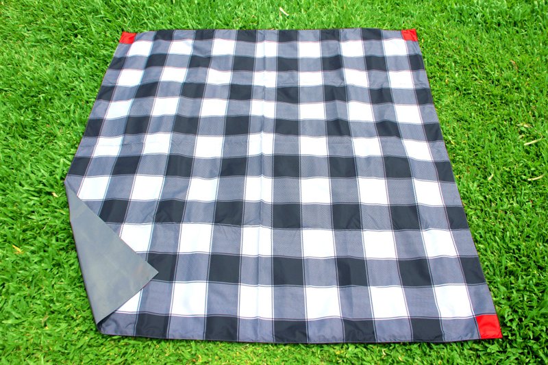 Nuhox 怒吼狮【方块垫】金门花帕- 野餐垫、露营垫和摆设用垫 - 野餐垫 - 聚酯纤维 灰色