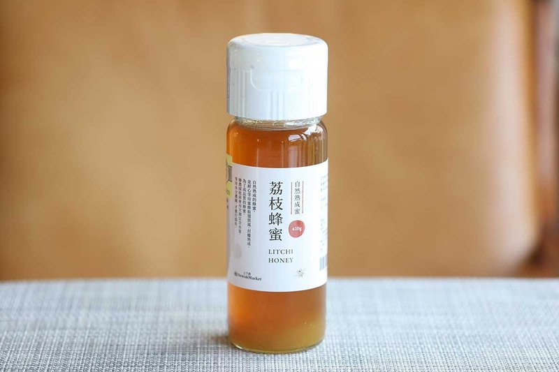 【友善蜂蜜】台湾自然熟成荔枝蜜420克 - 蜂蜜/黑糖 - 新鲜食材 