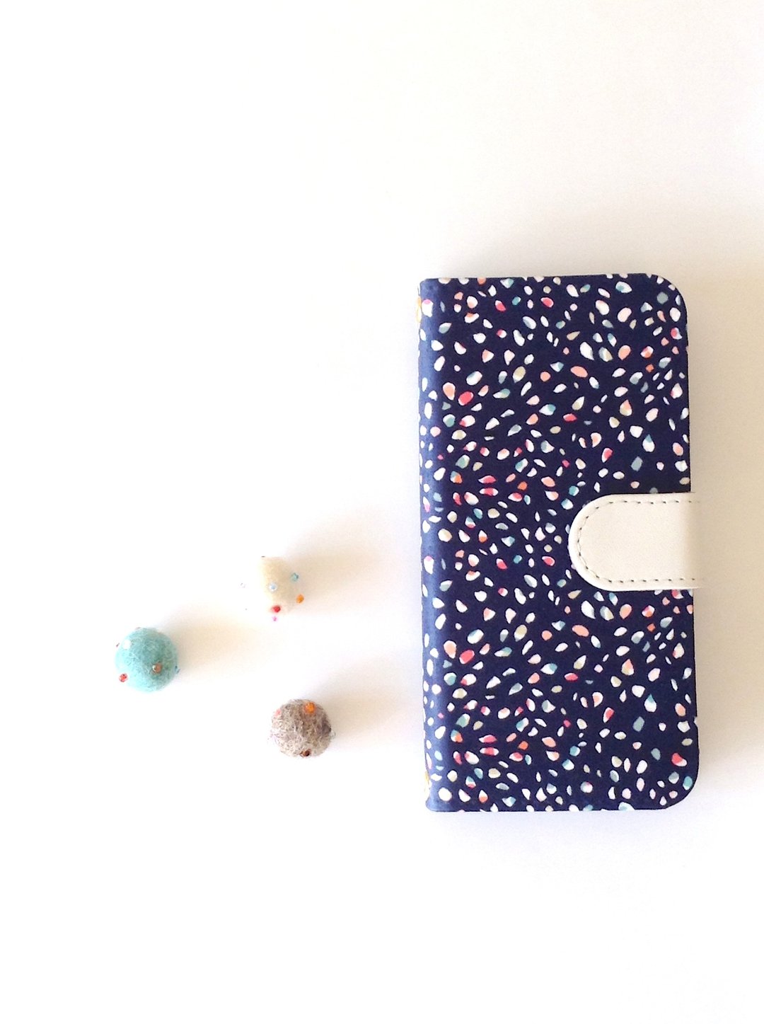 Liberty iphone7.8.SE2 case seafoam - 手机壳/手机套 - 棉．麻 蓝色