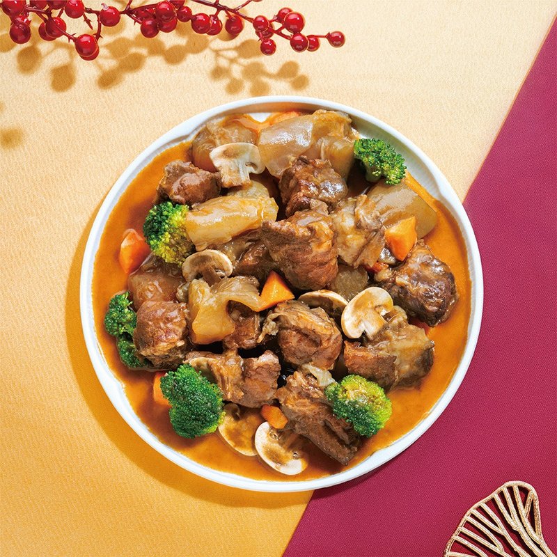 【十味观】十味观红酒烩双牛600gX2 年菜必备/围炉年菜 - 熟食小吃 - 纸 红色