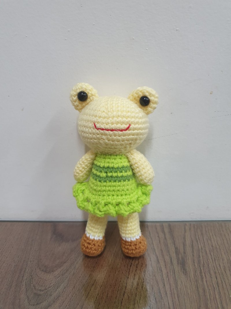 宜兰 钩针编织课程 青蛙系列手作毛线娃娃 初学者可 - 编织/羊毛毡/布艺 - 棉．麻 
