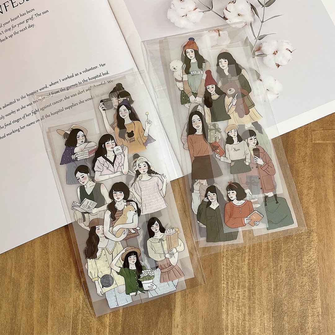 分装 / 女孩纸胶带 PET胶带 / 共10款 / 全馆2 - 纸胶带 - 塑料 