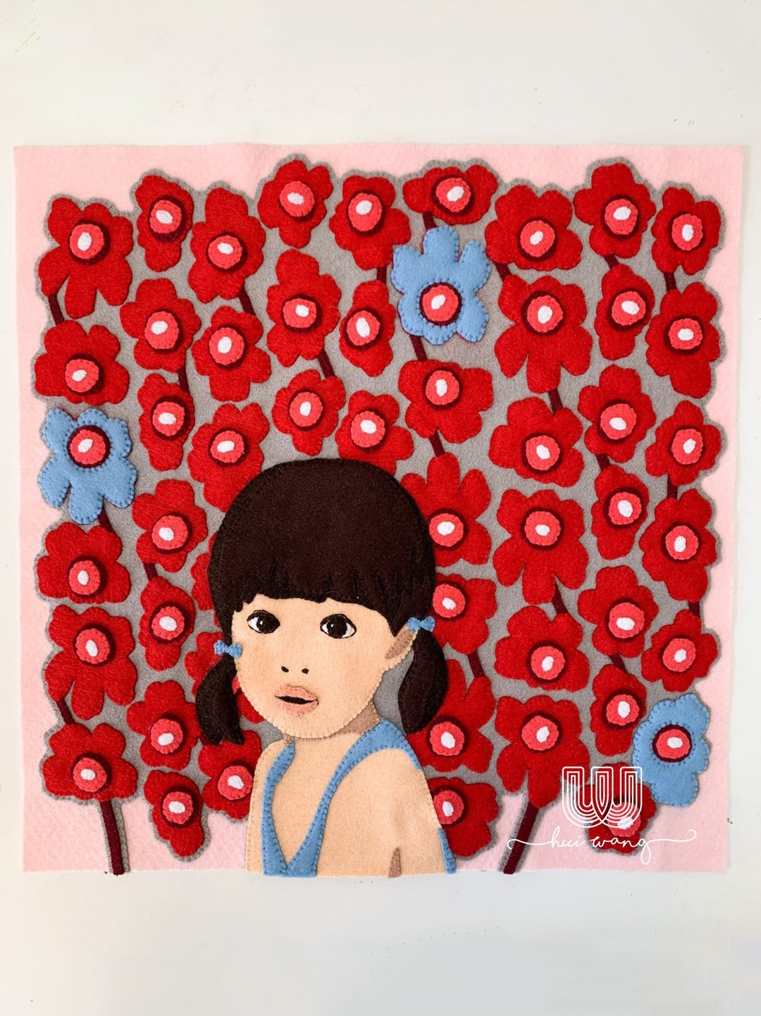 定制不织布画作/人像似绘颜/全家福/小孩/情侣/纪念画/婚礼/礼物 - 订制画像 - 其他材质 白色