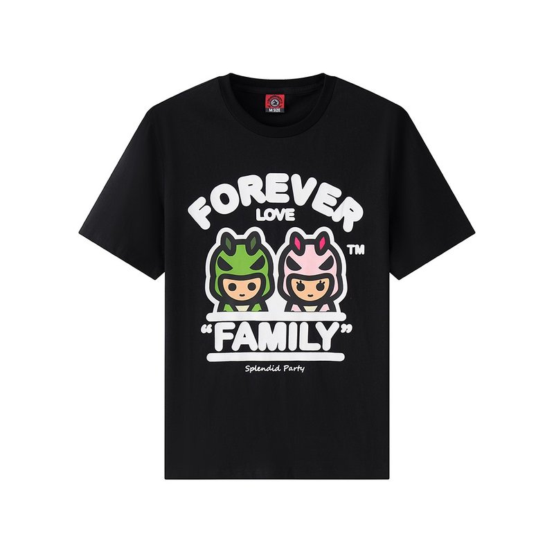 Splendid Party 我们这一家T - 男装上衣/T 恤 - 棉．麻 黑色