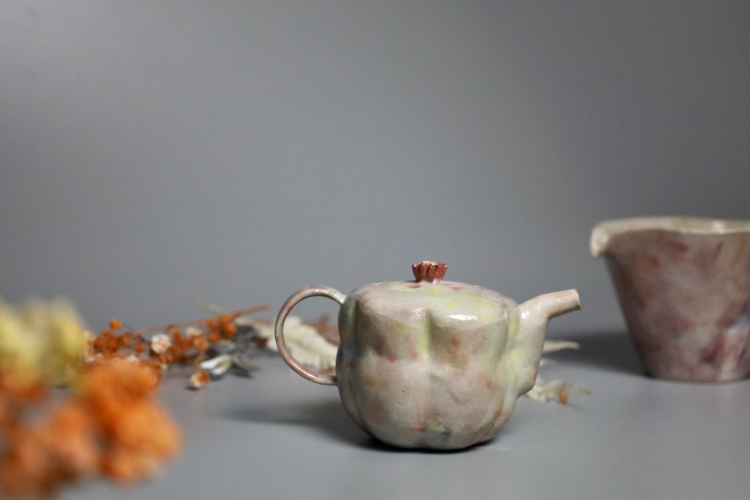 微醺系列 手捏薄胎壶 - 茶具/茶杯 - 陶 