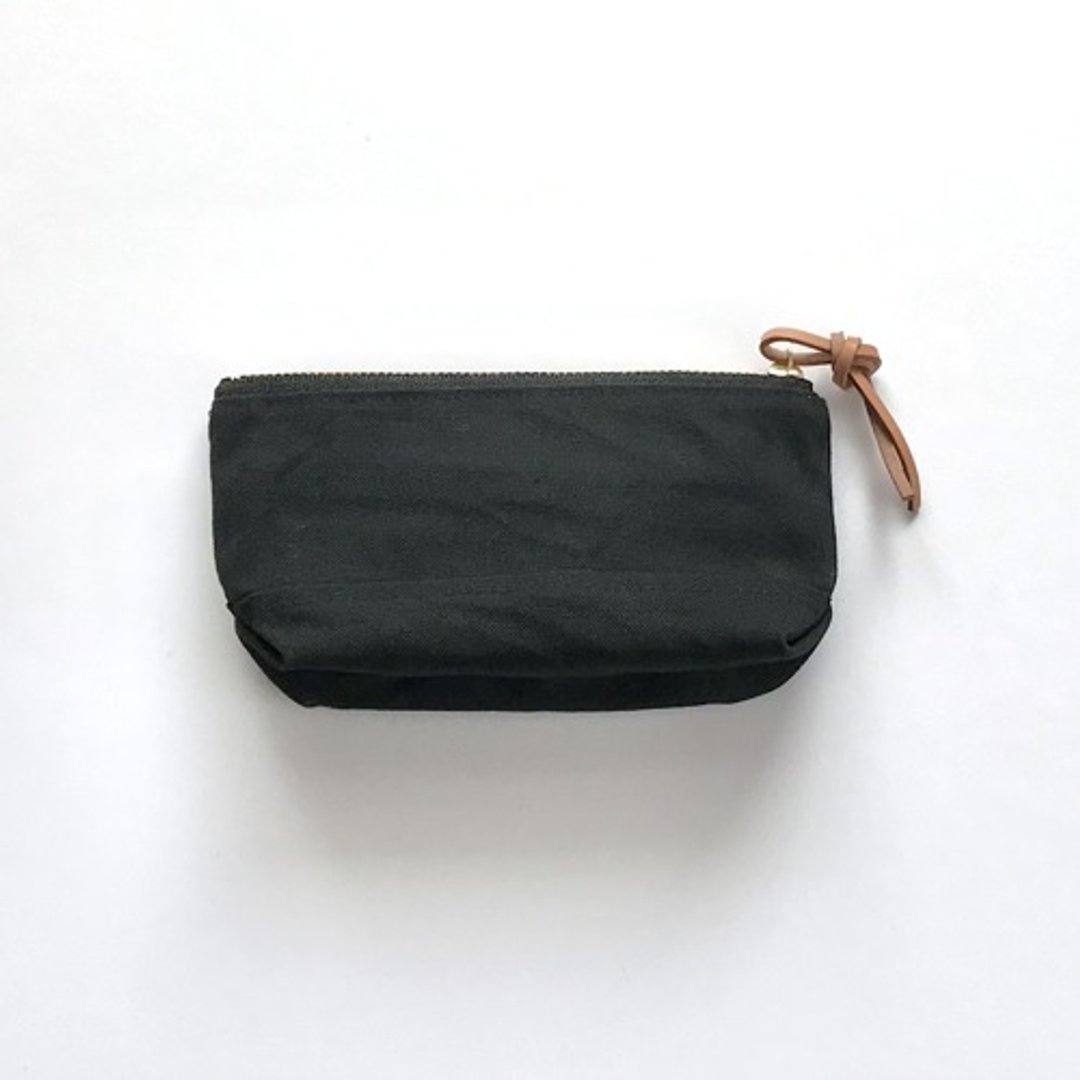 Mini cosmetic bag Black - 化妆包/杂物包 - 棉 