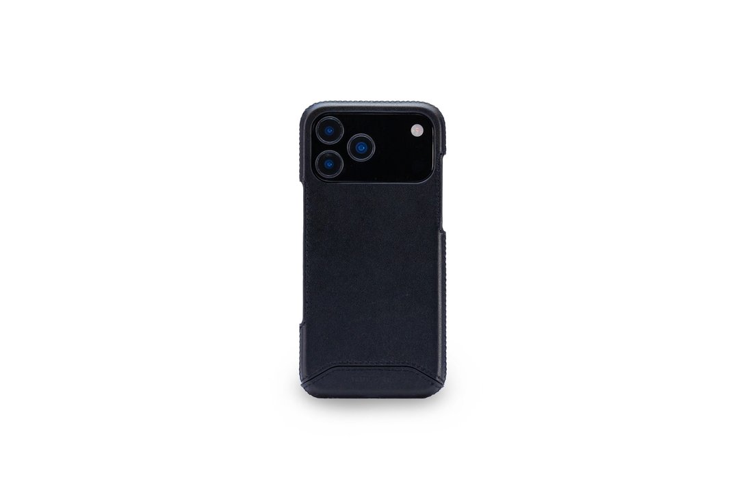 iPhone 17 Pro Max 经典系列-磁吸手机皮套-碳黑 - 手机壳/手机套 - 真皮 黑色