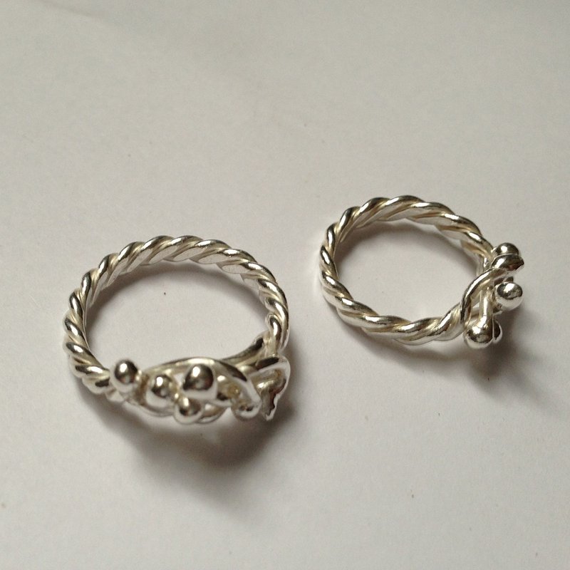 水滴戒纯银戒指 ,下单2享85折,手作的诗台南金工体验/文化币可 - 金工/饰品 - 纯银 