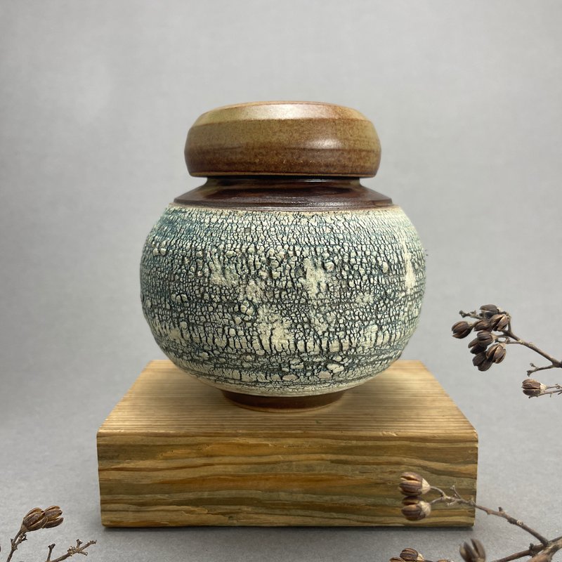 台湾【爆裂】手拉坏釉变茶瓮系列04 - 茶具/茶杯 - 陶 咖啡色