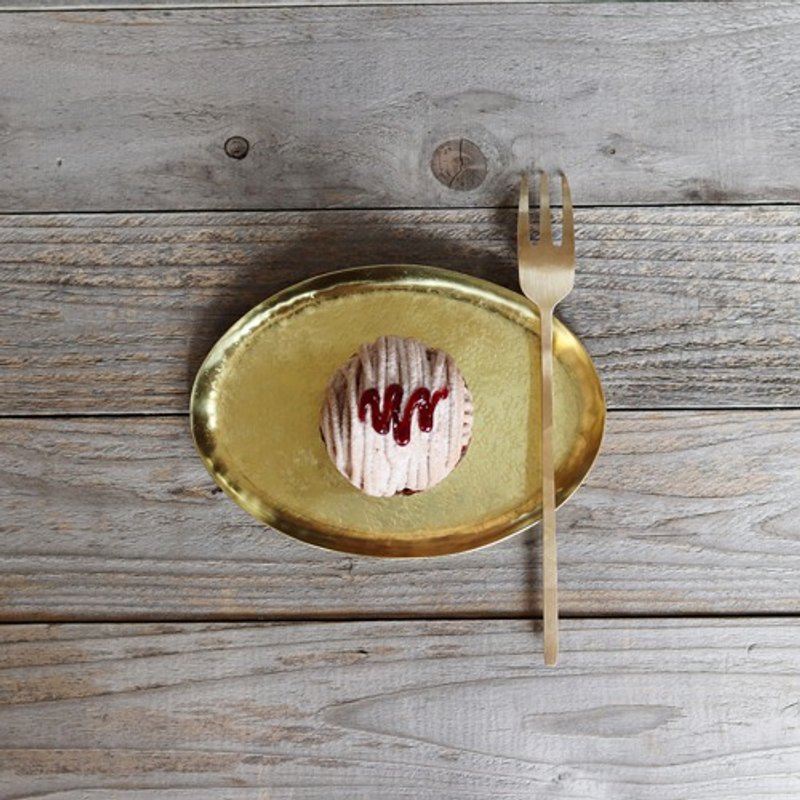 黄铜椭圆板铜 - 浅碟/小碟子 - 铜/黄铜 金色