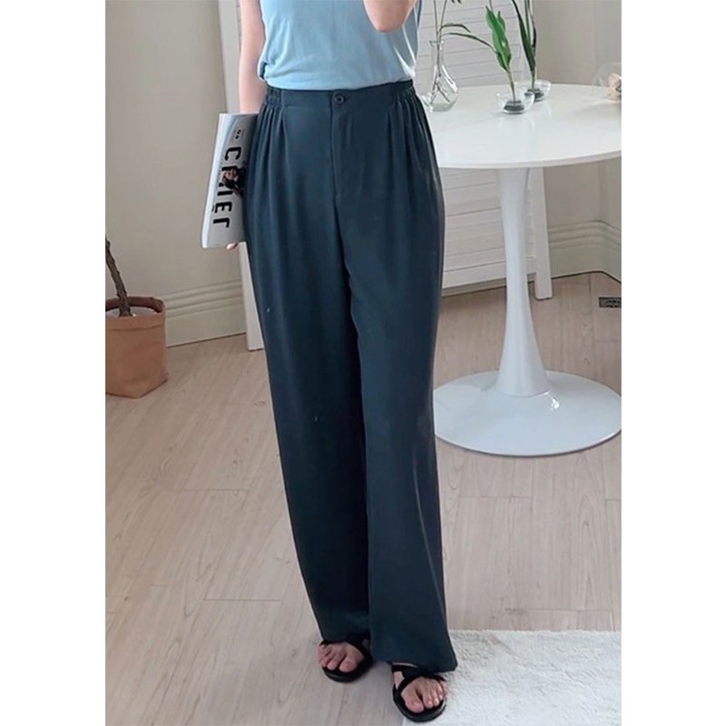 witharch神纤万能裤 - 女装长裤 - 聚酯纤维 卡其色