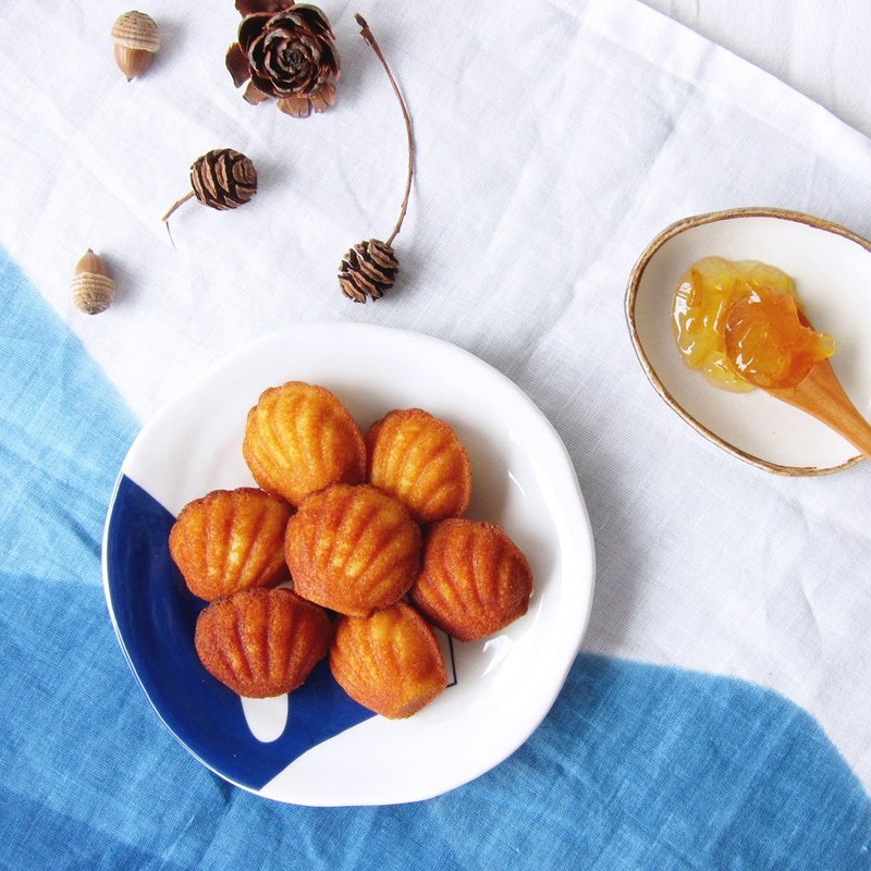 小圆贝 - 柚子玛德莲 - 6 包 (盒) - 蛋糕/甜点 - 新鲜食材 橘色
