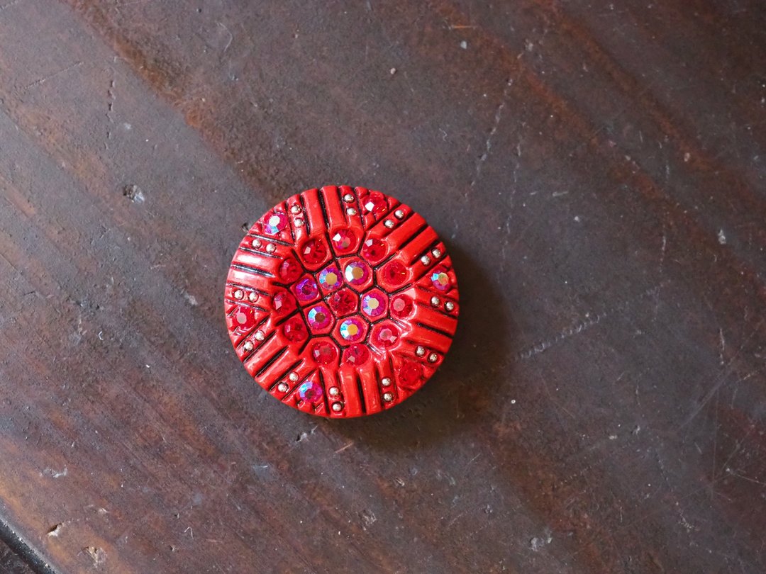 后孔25mm 1个按钮 - 其他 - 其他材质 红色