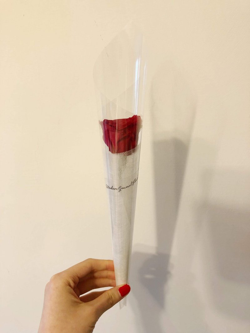 经典红玫永生花 - 干燥花/捧花 - 植物．花 