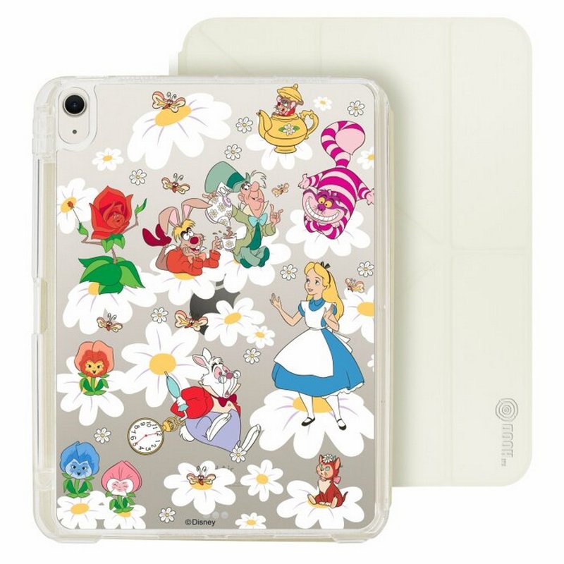 爱丽丝梦游仙境 iPad Air 11/pro13可拆式防摔透明笔槽折套ipad - 平板/电脑保护壳 - 塑料 多色