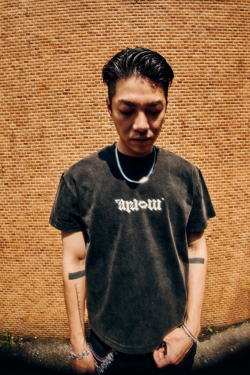 .67ARROW CITY COWBOii_WASHED TEE_BLACK 重磅水洗T 黑色 短袖 T - 男装上衣/T 恤 - 棉．麻 黑色
