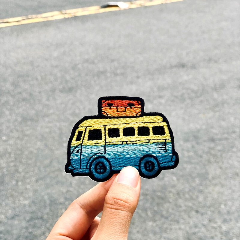 【去走走刺绣布贴】露营车款 - 编织/刺绣/羊毛毡/裁缝 - 绣线 