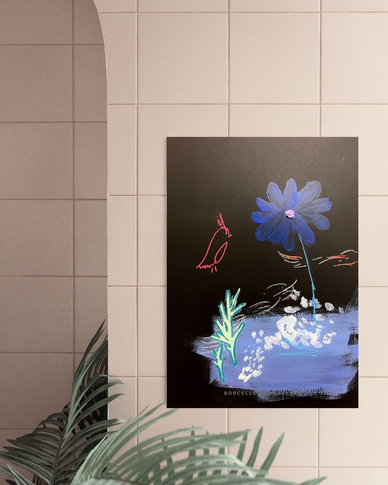 神秘花园 / 数位微喷插画艺术纸海报 - 海报/装饰画/版画 - 纸 多色