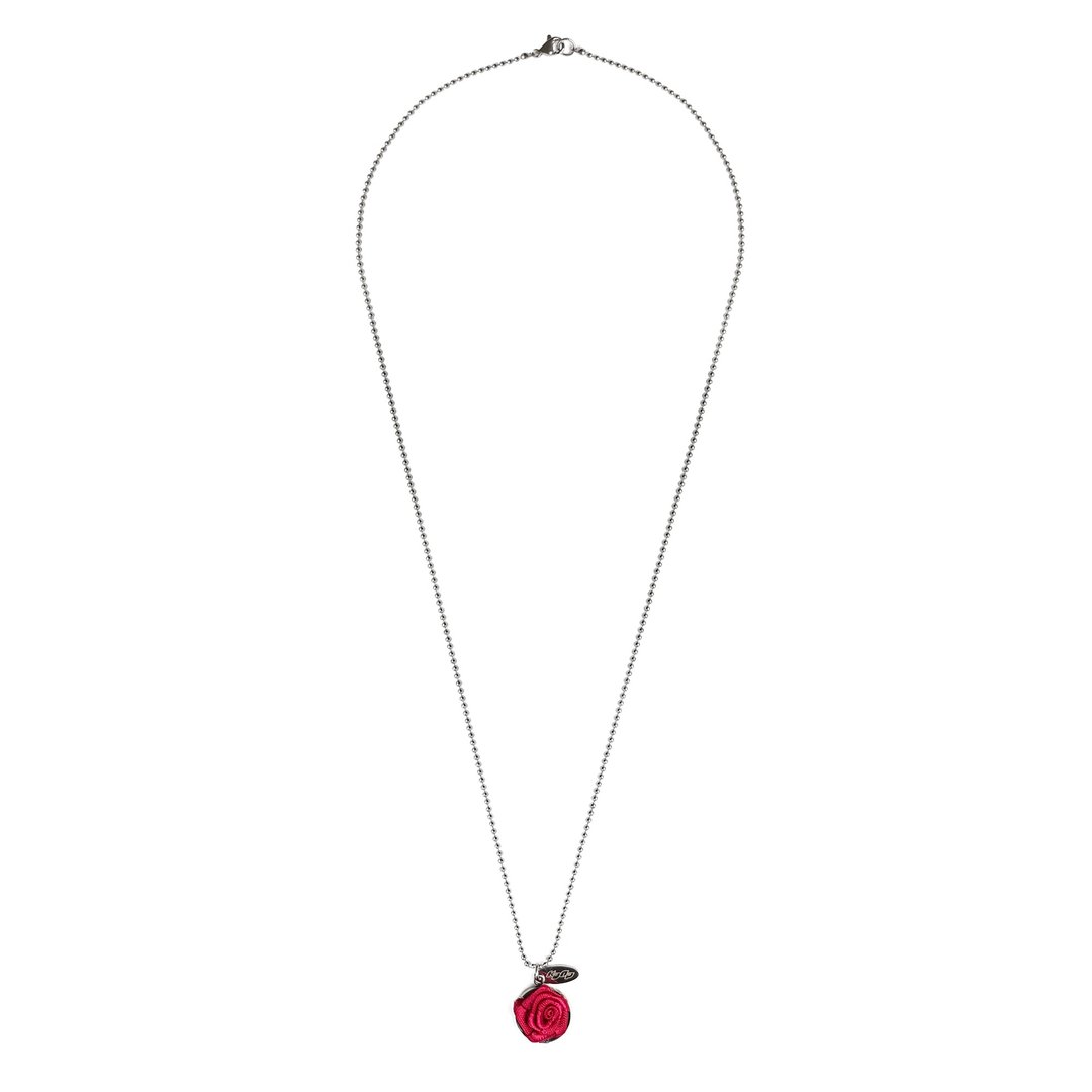 KDNP Rosie Pop Necklace Mini - 项链 - 不锈钢 红色