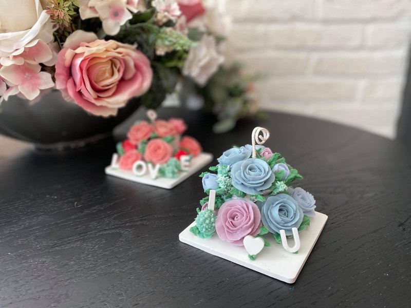 玫瑰物语 大豆蜡挤花体验 - 蜡烛/香氛 - 蜡 