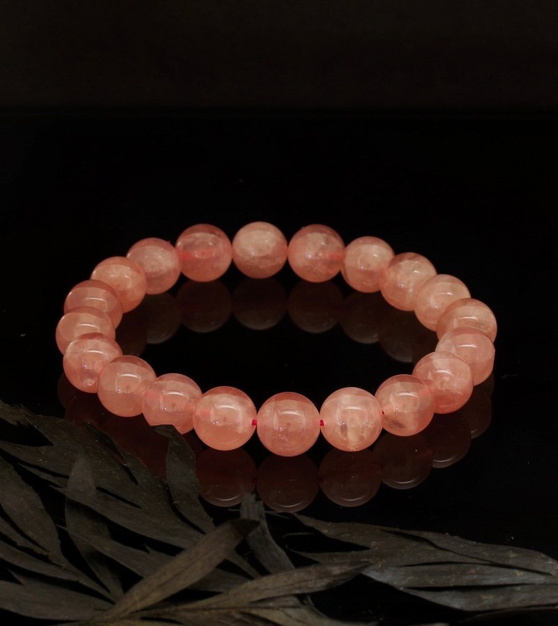 马粉红晶 10mm 手链 ( M. Rose Quartz 10mm Bracelet ) - 手链/手环 - 水晶 