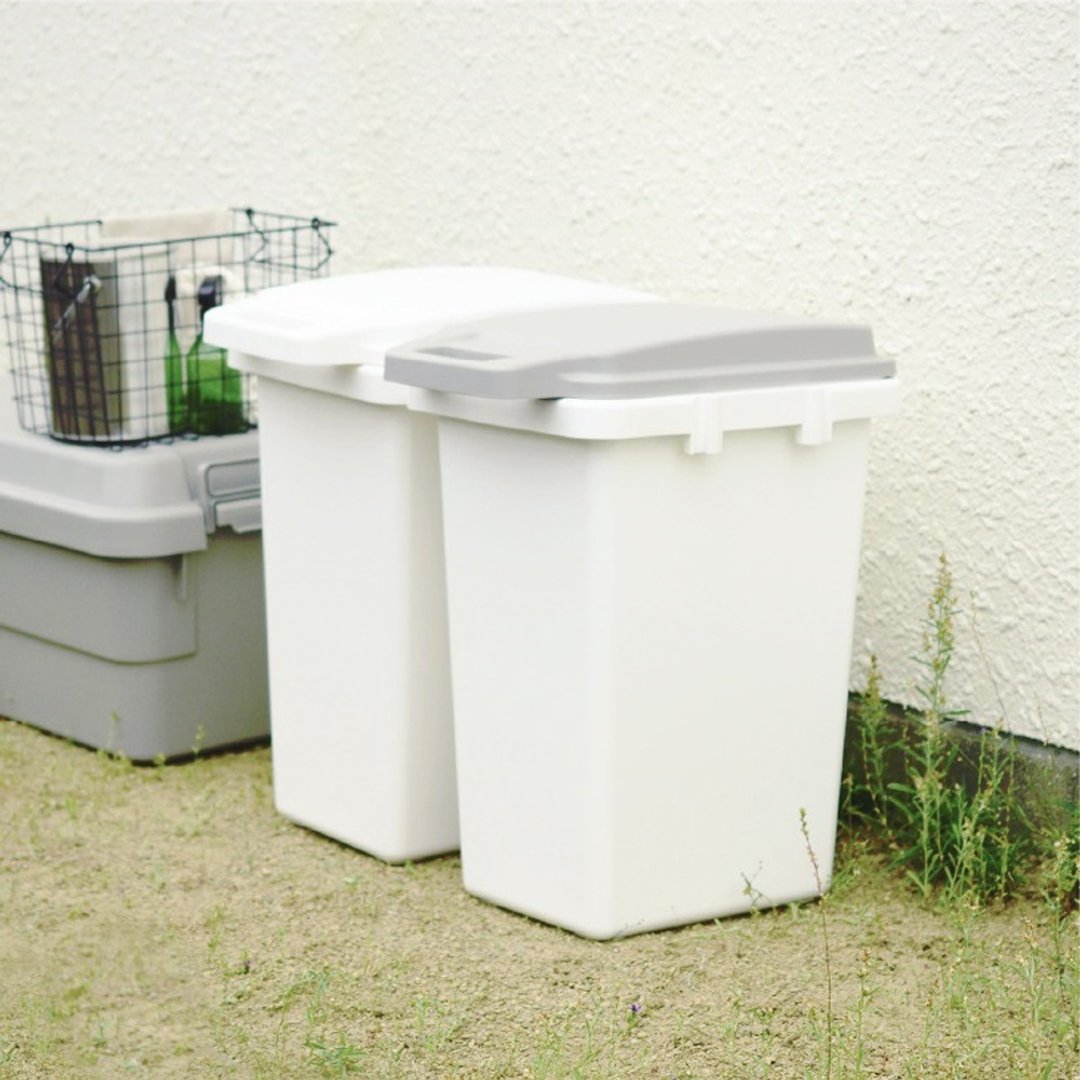 日本RISU掀盖式抗菌防臭链接垃圾桶45L - 垃圾桶 - 塑料 