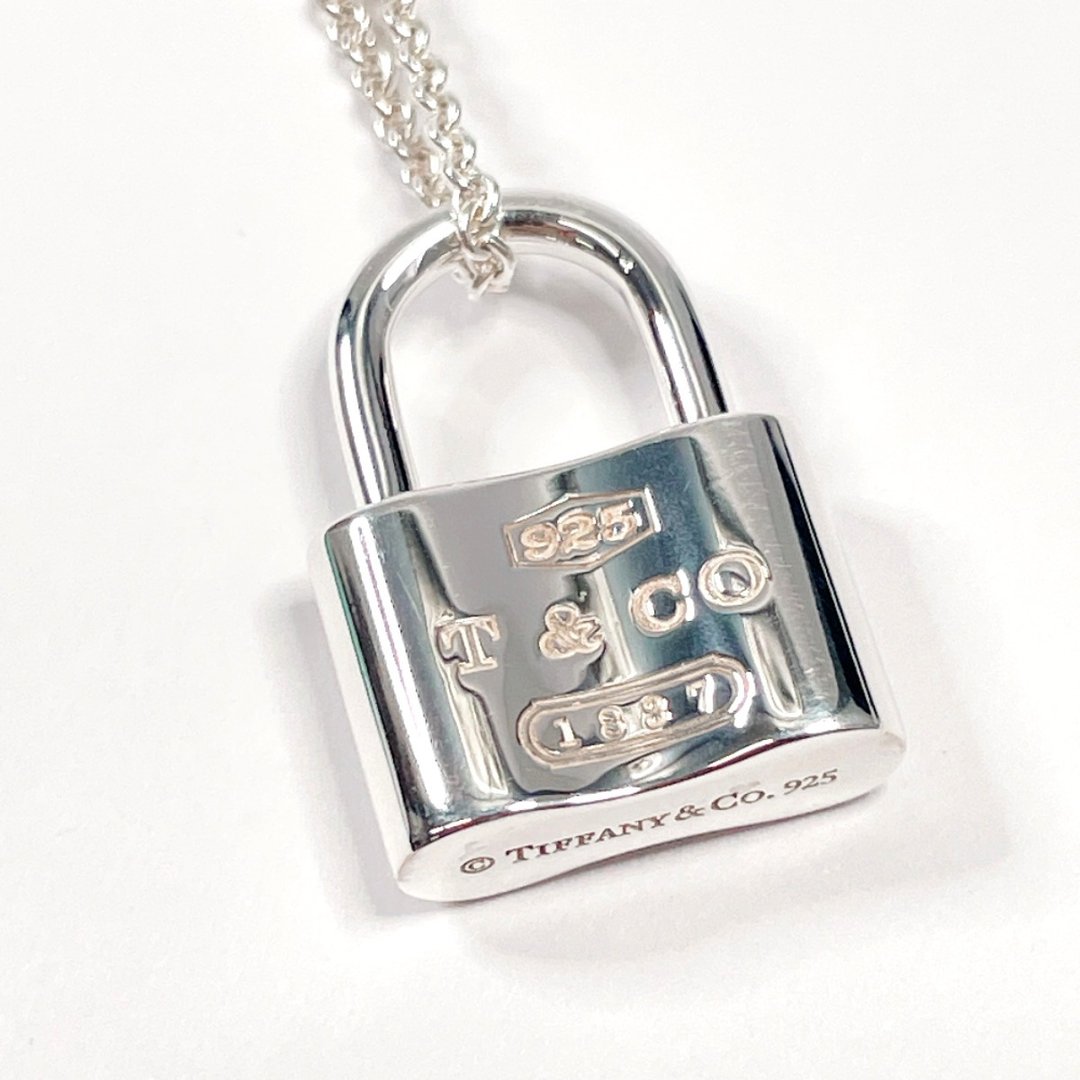 【日本直送 二手美品】蒂芙尼 TIFFANY&Co. 项链 1837 Lock 银 925 银色 经抛光处理 精品 - 项链 - 纯银 银色