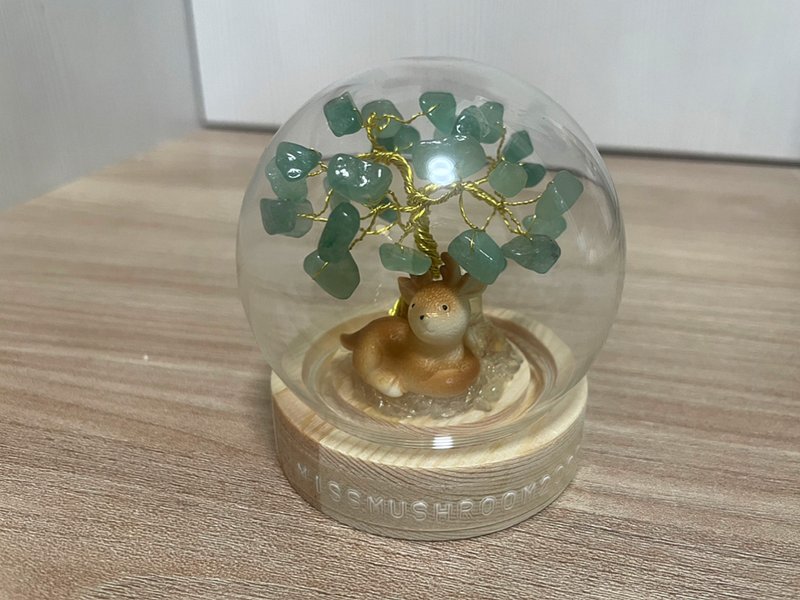 小鹿款订制 | 水晶树系列微景观水晶球 | 可爱 | 居家摆饰 - 摆饰 - 水晶 绿色