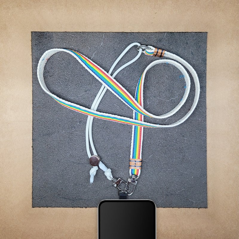 【彩虹】 Love Beyond Yesterday 手机挂绳 - 挂绳/吊绳 - 其他人造纤维 多色